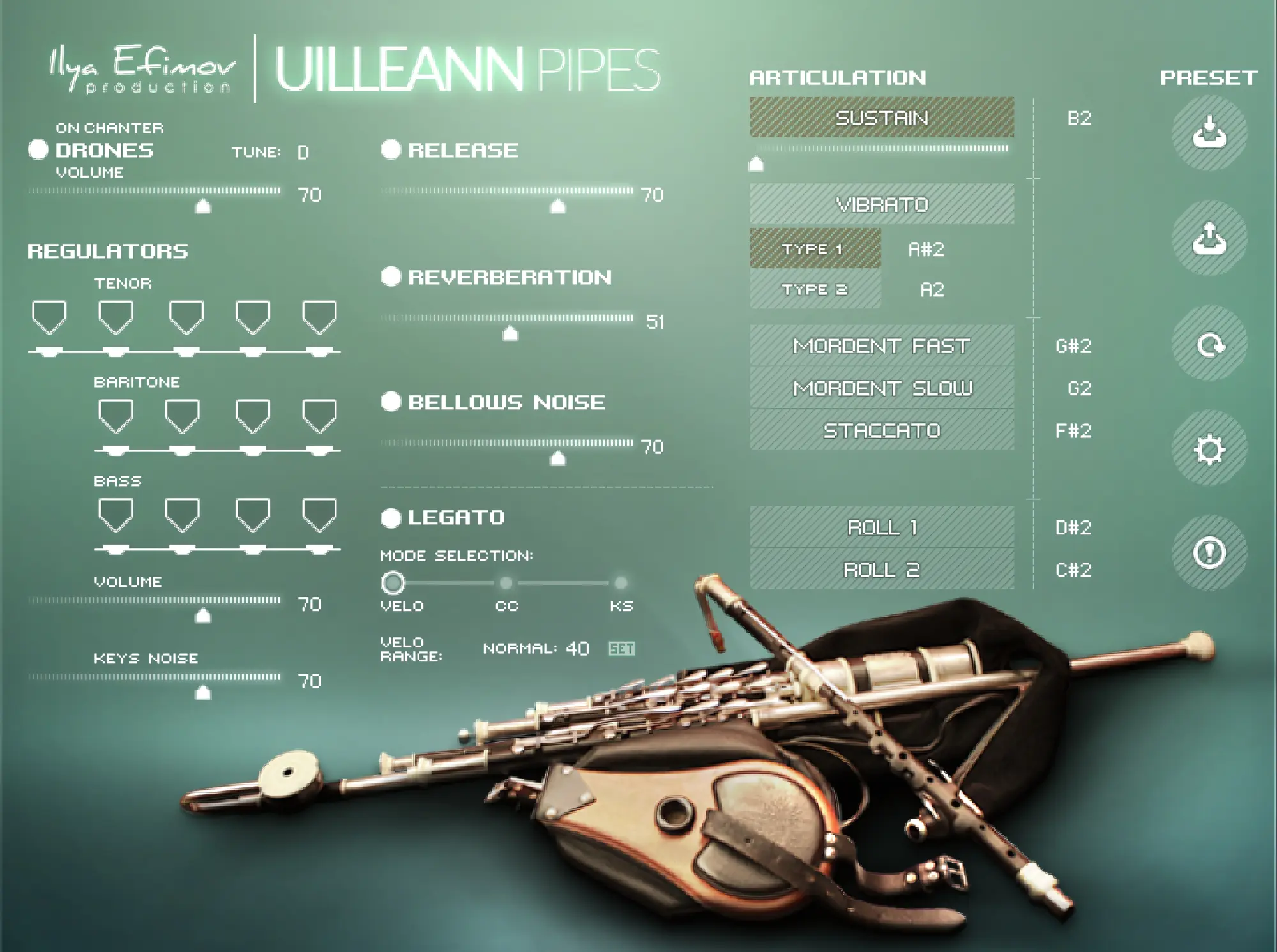Uilleann Pipes — Efimov Audio